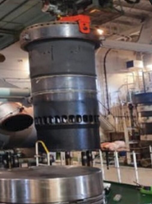 Cylinder liner renewal work